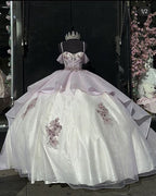 Luxury Quinceanera Dress Applique Corset Ball Gown Classy Prom Sweet 16 Dress