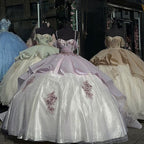 Luxury Quinceanera Dress Applique Corset Ball Gown Classy Prom Sweet 16 Dress