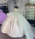 Luxury Quinceanera Dress Applique Corset Ball Gown Classy Prom Sweet 16 Dress
