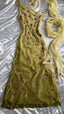 Mermaid Floral Chiffon Classy Evening Classy Prom Dress