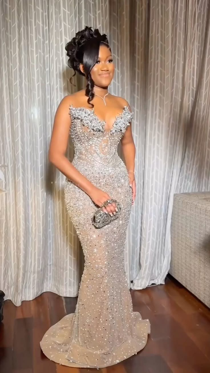 Mermaid Long Classy Prom Dress Elegant Classy Evening Party Dress