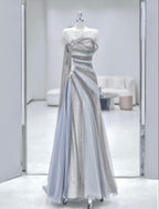 Mermaid Long Classy Prom Dress Tulle Classy Evening Dress