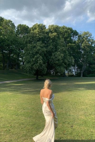 Mermaid Split Front Classy Prom Dress Simple Classy Evening Dress