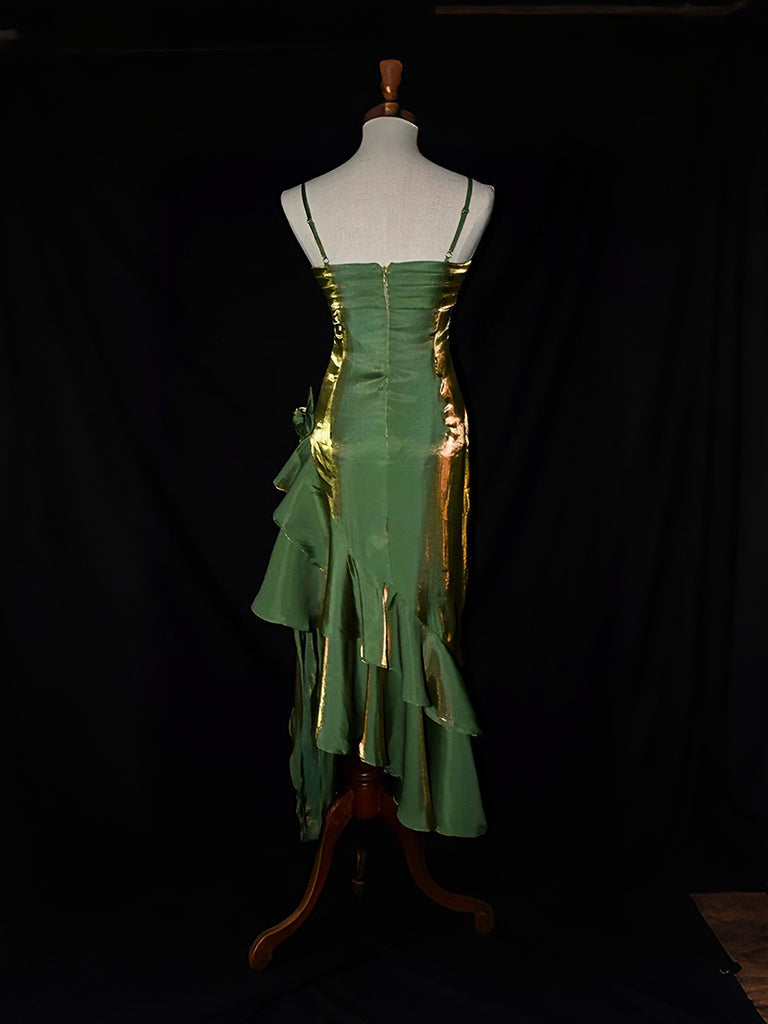 Mermaid Tea Length Vintage Fairy Style Classy Prom Dress