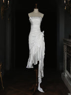 Mermaid Tea Length Vintage Fairy Style Classy Prom Dress