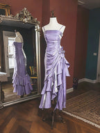 Mermaid Tea Length Vintage Fairy Style Classy Prom Dress