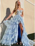 Mermaid / Trumpet Classy Prom Dress Corsets Dress Classy Court Train Sleeveless Off Shoulder Tulle With Sequin Slit