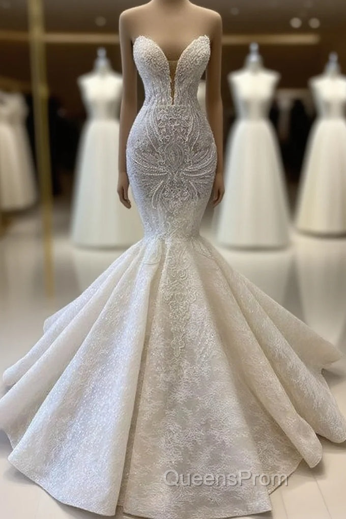 Mermaid Wedding Dress Fashion New Evening Prom Dress