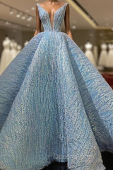 Modest Lace Evening Prom Dress, Glamorous Evening Gowns