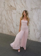 Modest Mermaid Pink Long Classy Prom Dress Classy Graduation Party Dress Classy Evening Dress