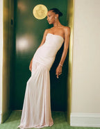 Modest Mermaid Pink Long Classy Prom Dress Classy Graduation Party Dress Classy Evening Dress