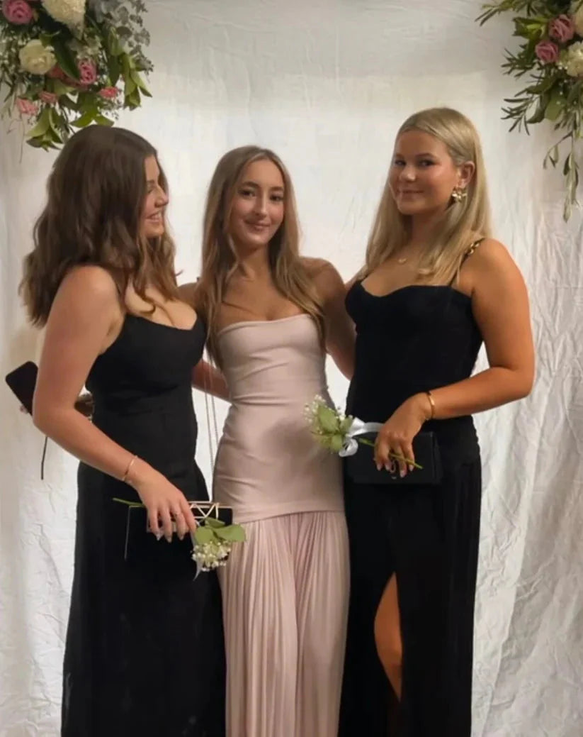Modest Mermaid Pink Long Classy Prom Dress Classy Graduation Party Dress Classy Evening Dress