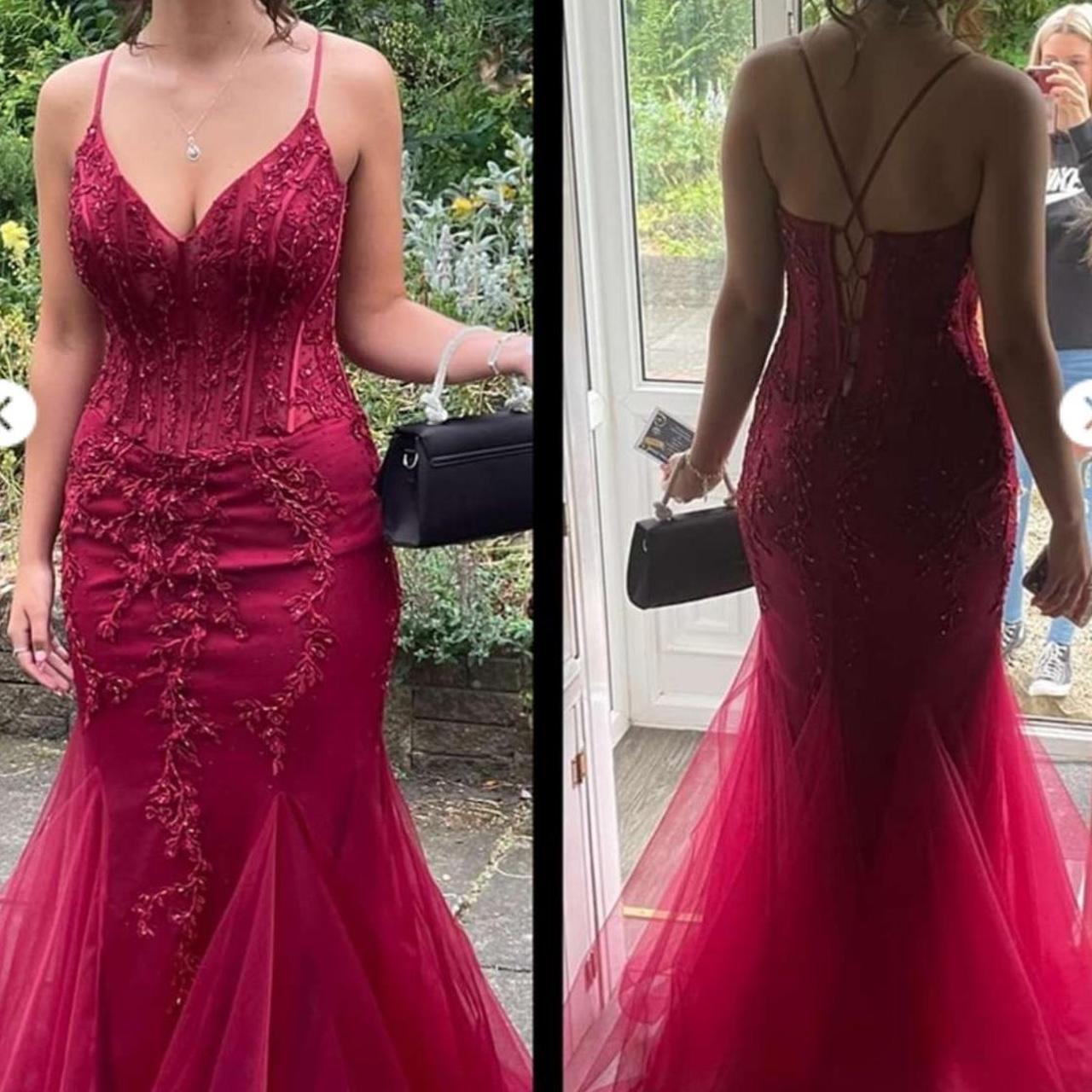 Modest Mermaid Spaghetti Straps Burgundy Sequin Classy Gown 23Rd Birthday Dress Classy Prom Dress 20Th Birthday Outfits