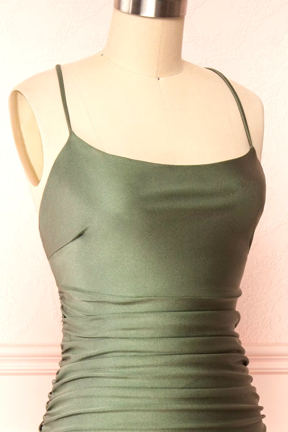 Modest Sheath Olive Green Backless Long Classy Prom Dress Classy Graduation Party Dress Classy Evening Dress