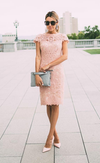 Mother Of The Bride Dress Knee Length Dress