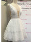 New Arrival A-line Deep V-neck Open-back Sexy Little Homecoming Dresses