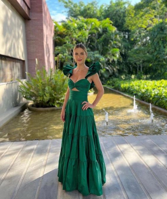 New Arrive Green Classy Prom Dress Classy Evening Gown Long Classy Prom Dress Main image