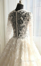 New Style Wedding Dress Long Sleeves, Bride Dress, Bridal Gown ,Dress For Brides