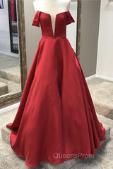 Off Shoulder Floor Length Ballgowns Evening Prom Dress