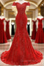 Off The Shoulder Embroidered Floral And Beads In Lace Mermaid Evening Gown Evening Prom Dress