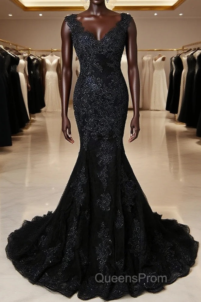Off-The-Shoulder Long Wedding Dress With Applique Main image