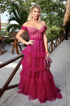 Off The Shoulder Classy Prom Dress, Classy Evening Dress, Classy Dress