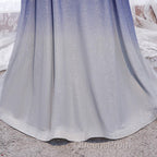 Off the Shoulder Purple Ombre Long Evening Prom Dress, Off the Shoulder Purple Formal Evening Dress with Corset Back