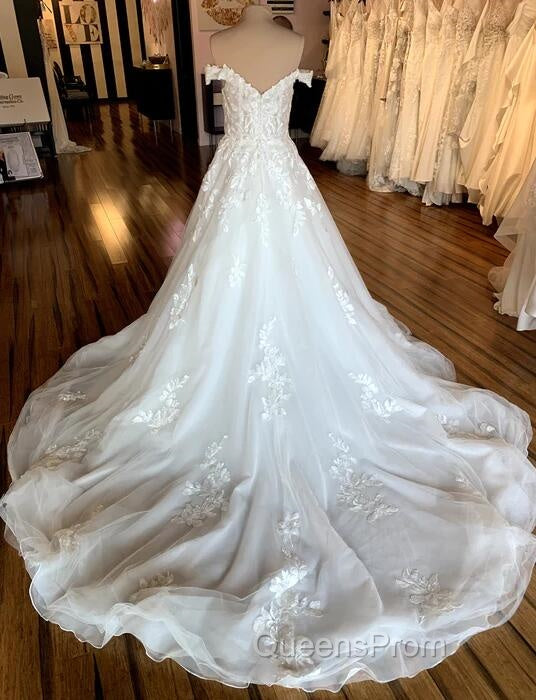 Off The Shoulder Tulle/Lace Wedding Dress Secondary image