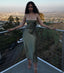 Olivia Green Classy Prom Dress Beautiful Mermaid Spaghetti Straps Classy Prom Dress