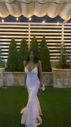 Pink Backless Mermaid Graduation Classy Prom Dress Classy Evening Party Dress