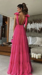 Neck Classy Evening Dress