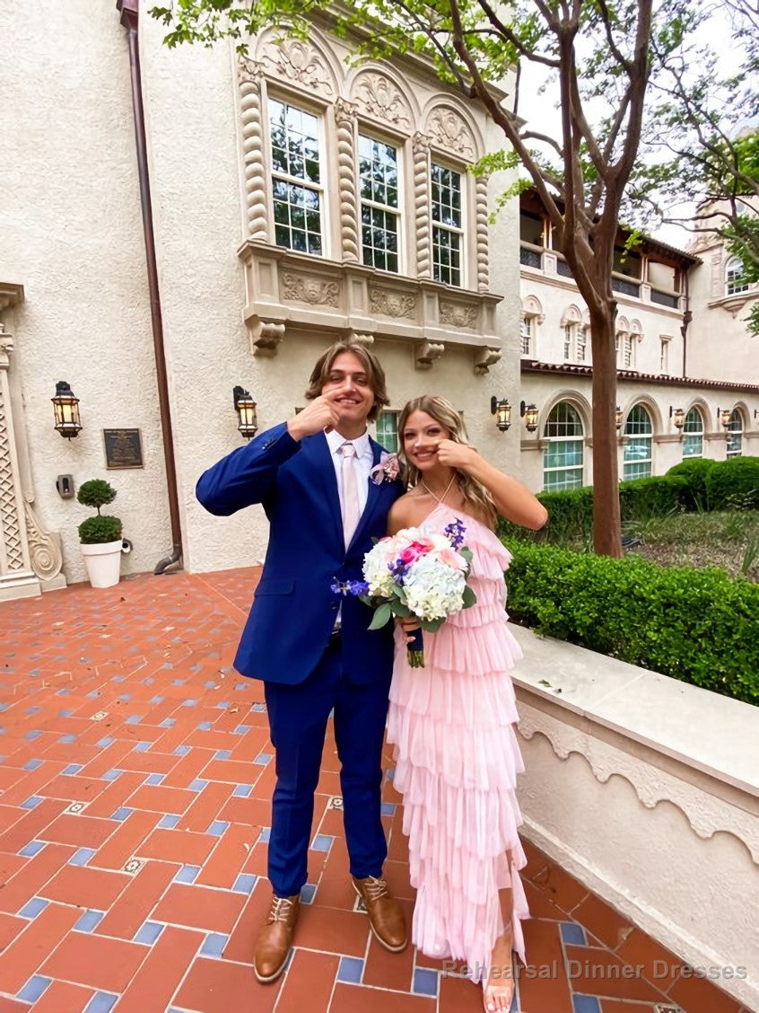 Pink Evening Dress Long Prom Dress Party Dress Main image
