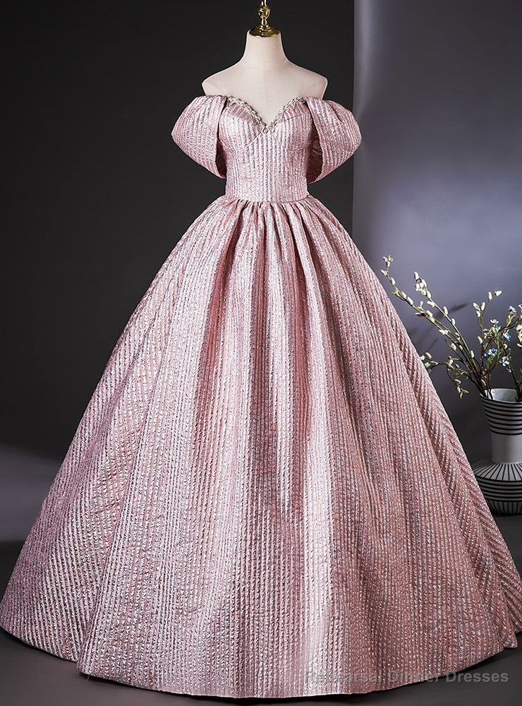 Pink Off the Shoulder Quinceanera Dress Main image
