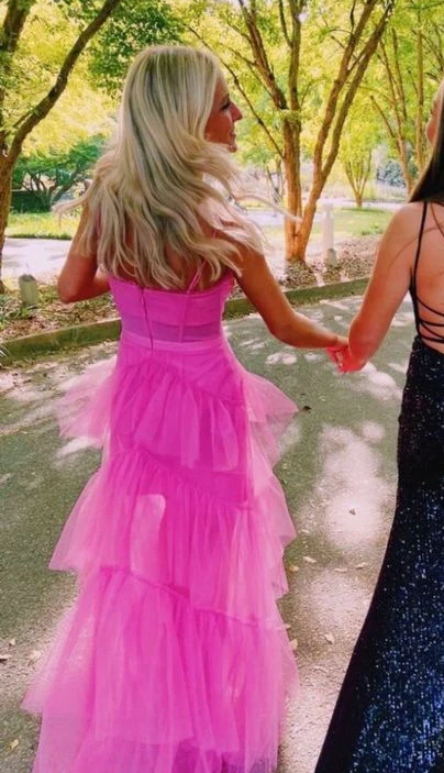 Pink Classy Prom Dress Classy Evening Gown Long Classy Prom Dress Secondary image