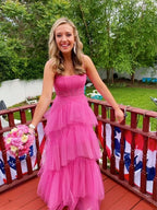 Pink Classy Prom Dress Classy Evening Gown Long Classy Prom Dress