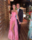 Pink Classy Prom Dress Women Sexy Dress Elegant Party Dress
