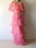 Pink Classy Prom Dress Women Sexy Dress Elegant Party Dress