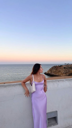 Pink Satin Classy Prom Dress Long Classy Evening Dress Party Dress