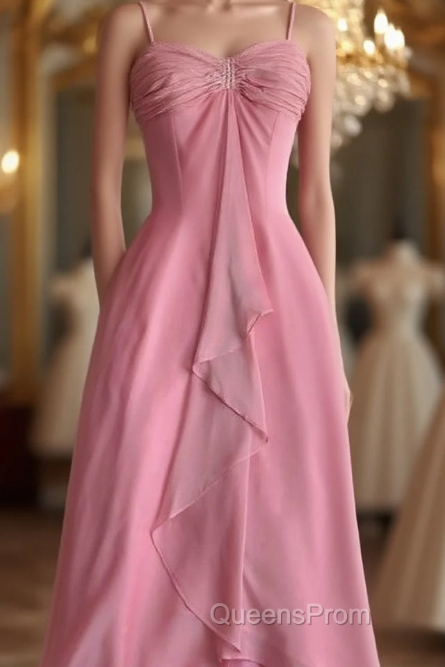 Pink Sheath Long Evening Prom Dress Sweet Formal Party Dress Main image