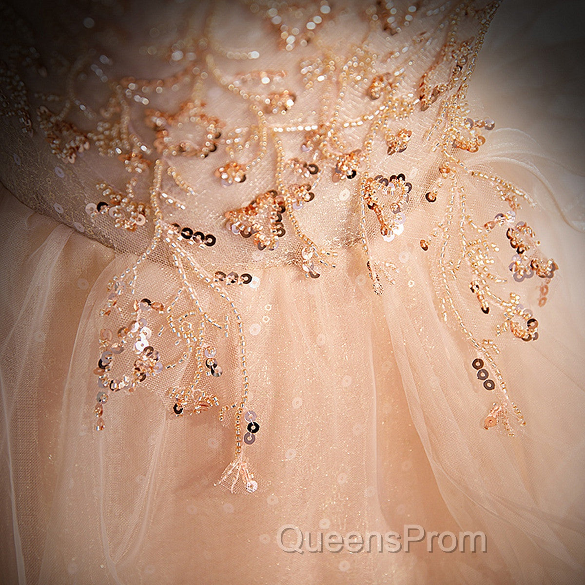 Pink Shiny Tulle Sweetheart Long Layers Party Dress, A-Line Pink Tulle Formal Dress Evening Prom Dress