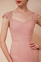 Side Split Mermaid Long Open Back Prom Dresses
