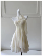 Pretty A Line Halter Chiffon Short 8Th Grade Homecoming Dress Summer Middle School Hoco Dress Cocktail Dress Birthday Outfits