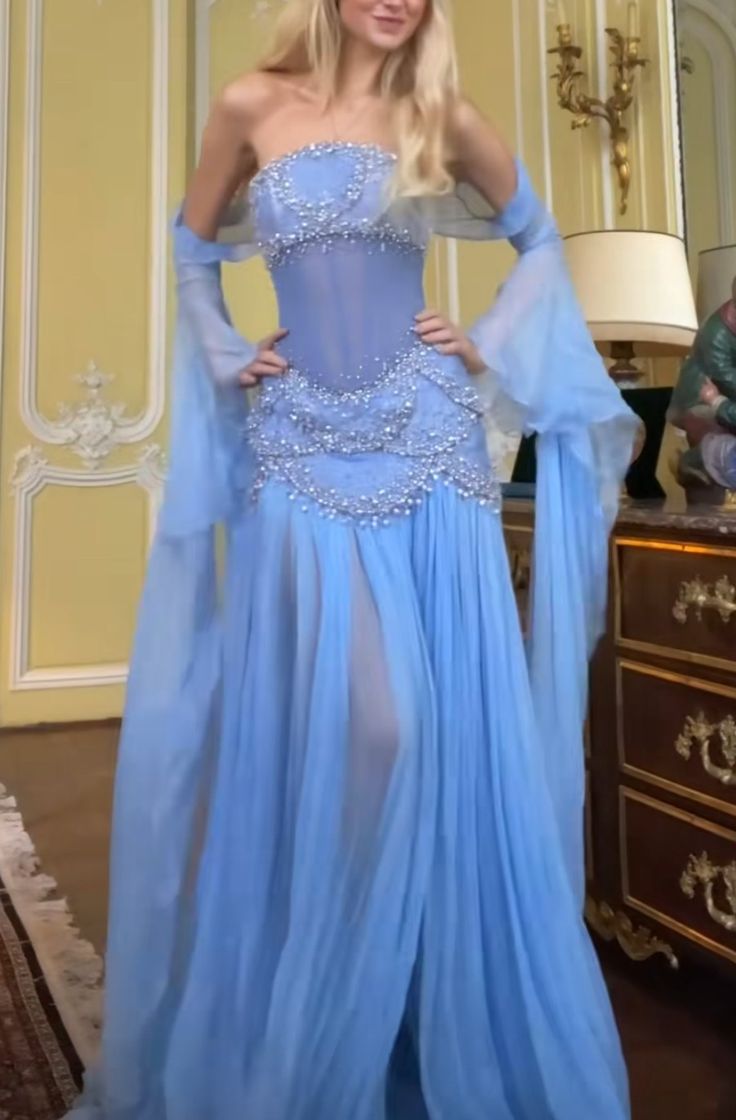 Pretty A Line Off The Shoulder Maxi Long Party Light Blue Chiffon Classy Prom Dress Classy Evening Dress