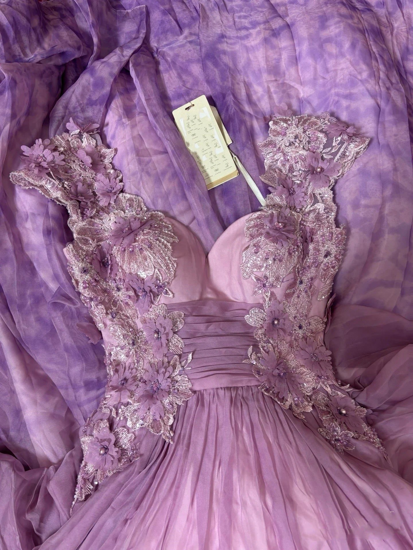 Pretty A Line Sweetheart Neckline Long Tulle Lilac Party Dress Classy Prom Dress