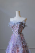 Pretty A Line Sweetheart Tulle Long Evening Prom Dress Evening Gowns