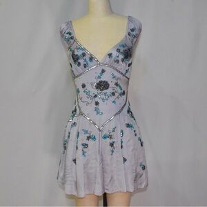 Pretty A Line V Neck Gray Chiffon Classy 8Th Grade Homecoming Dress Summer Middle School Hoco Dress 18Th Birthday Outfits