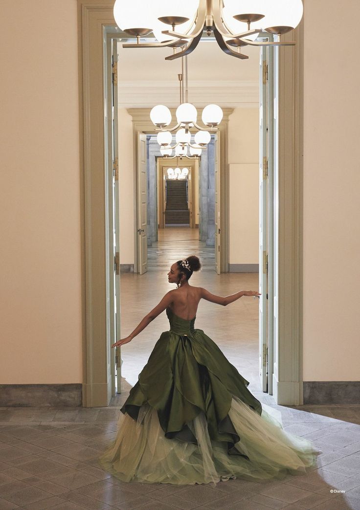 Pretty Ball Gown Strapless Olive Green Long Satin Classy Prom Dress Classy Evening Dress