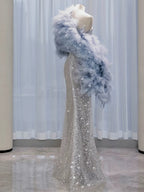 Pretty Mermaid Sweetheart Sequin Long Classy Evening Dress Classy Prom Dress Birthday Outfits