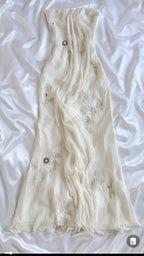 Pretty Sheath Halter Sleeveless Ivory Chiffon Classy Prom Dress Long Classy Evening Dress