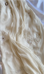 Pretty Sheath Halter Sleeveless Ivory Chiffon Classy Prom Dress Long Classy Evening Dress